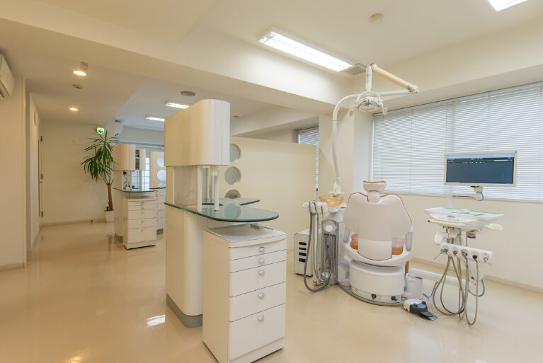 プライバシーを確保したゆったりした診療スペース